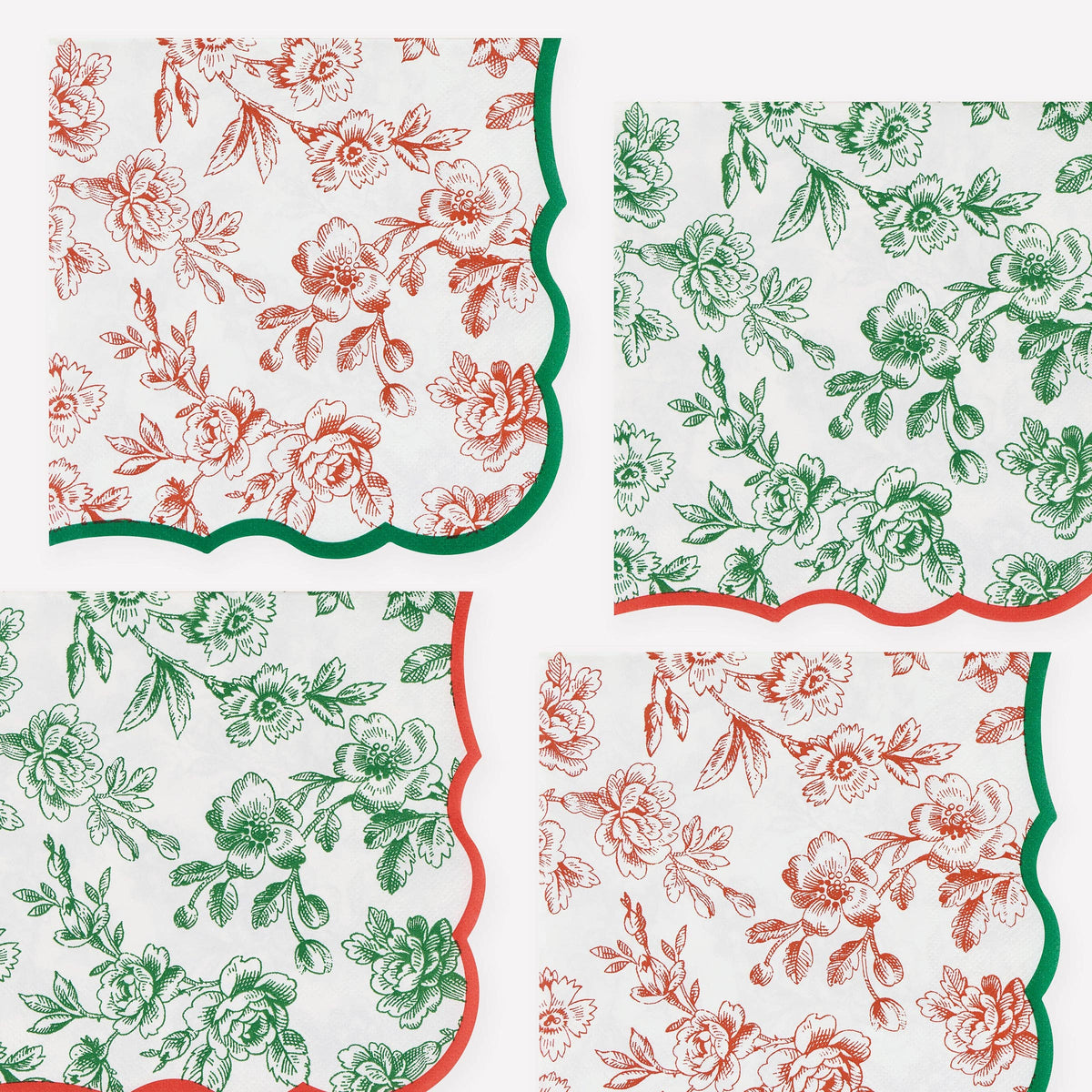 Toile De Jouy Large Napkins