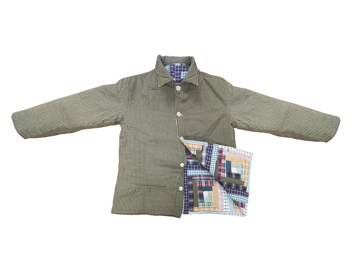 Wild Flower Themed Cotton Jacket | Soft Cotton Filled, Rever: M