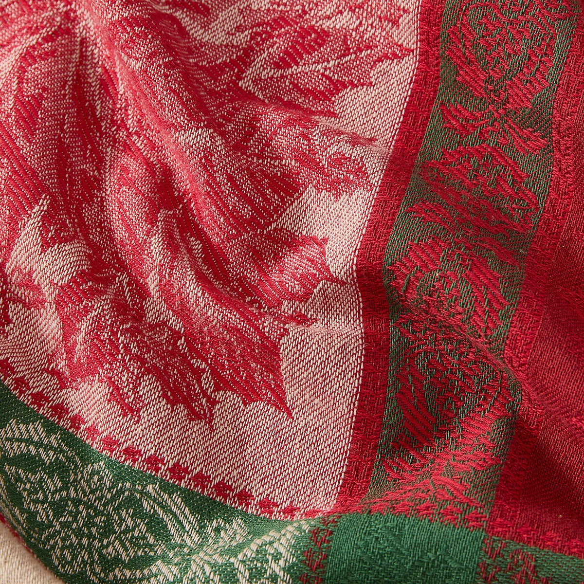 Poinsettia Jacquard Napkin Set of 8