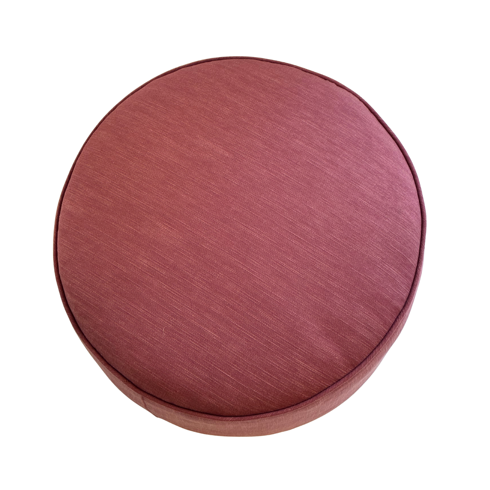 Prairie Ottoman 20" - Pink Fabric