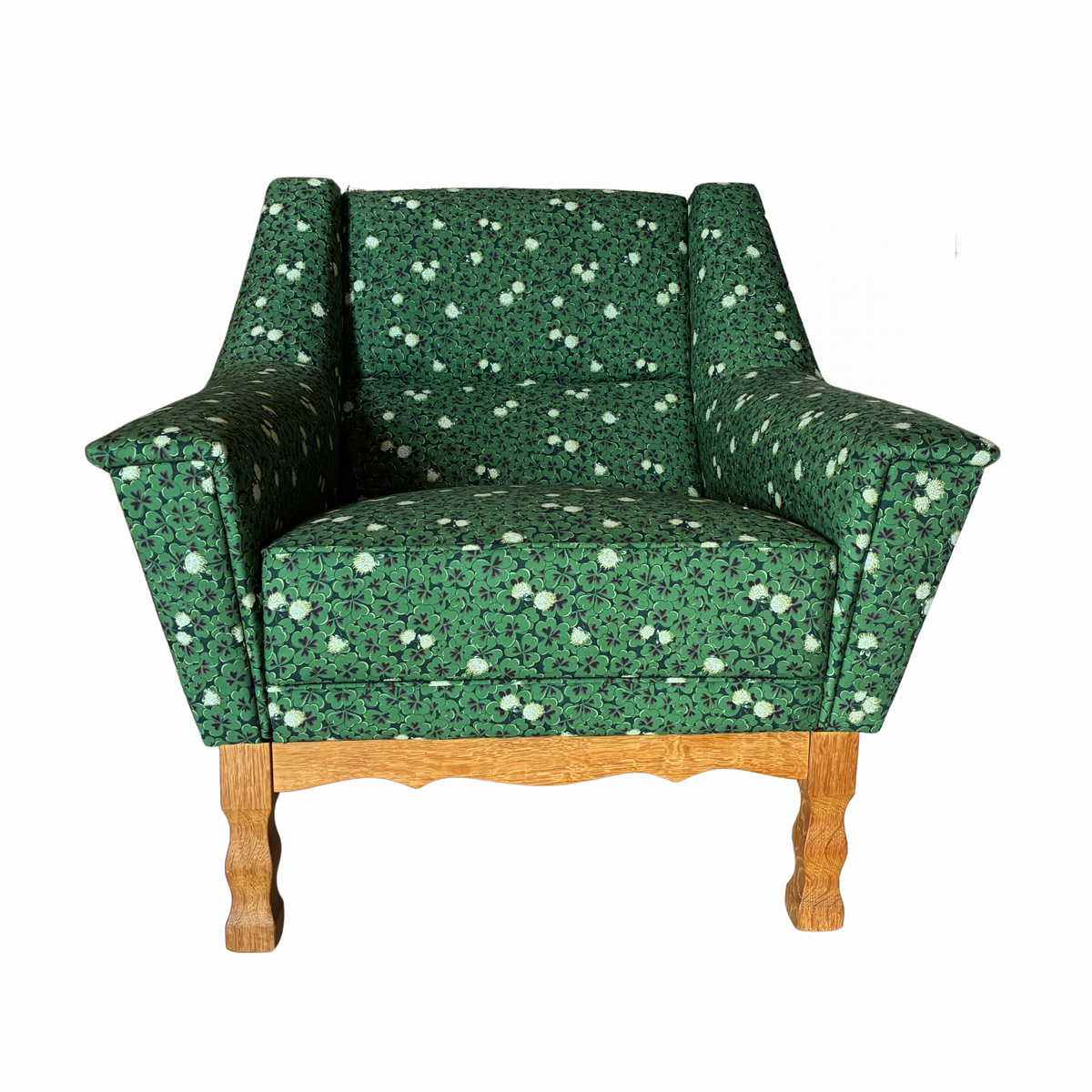 Clover Upholstered Lounge Chair, Danish Mid-Century Modern 1970