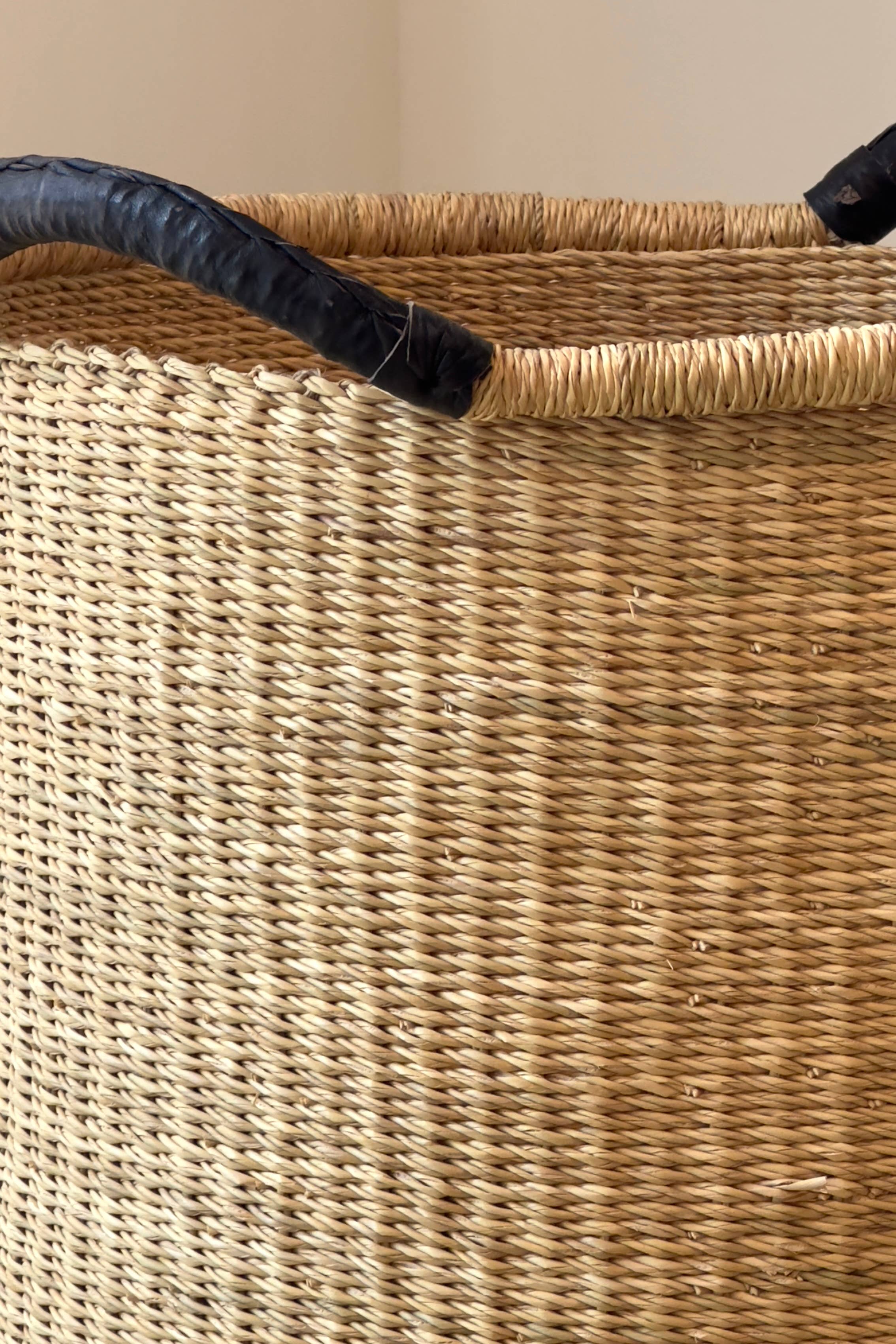 Pot Basket - Double Handle: Single Weave