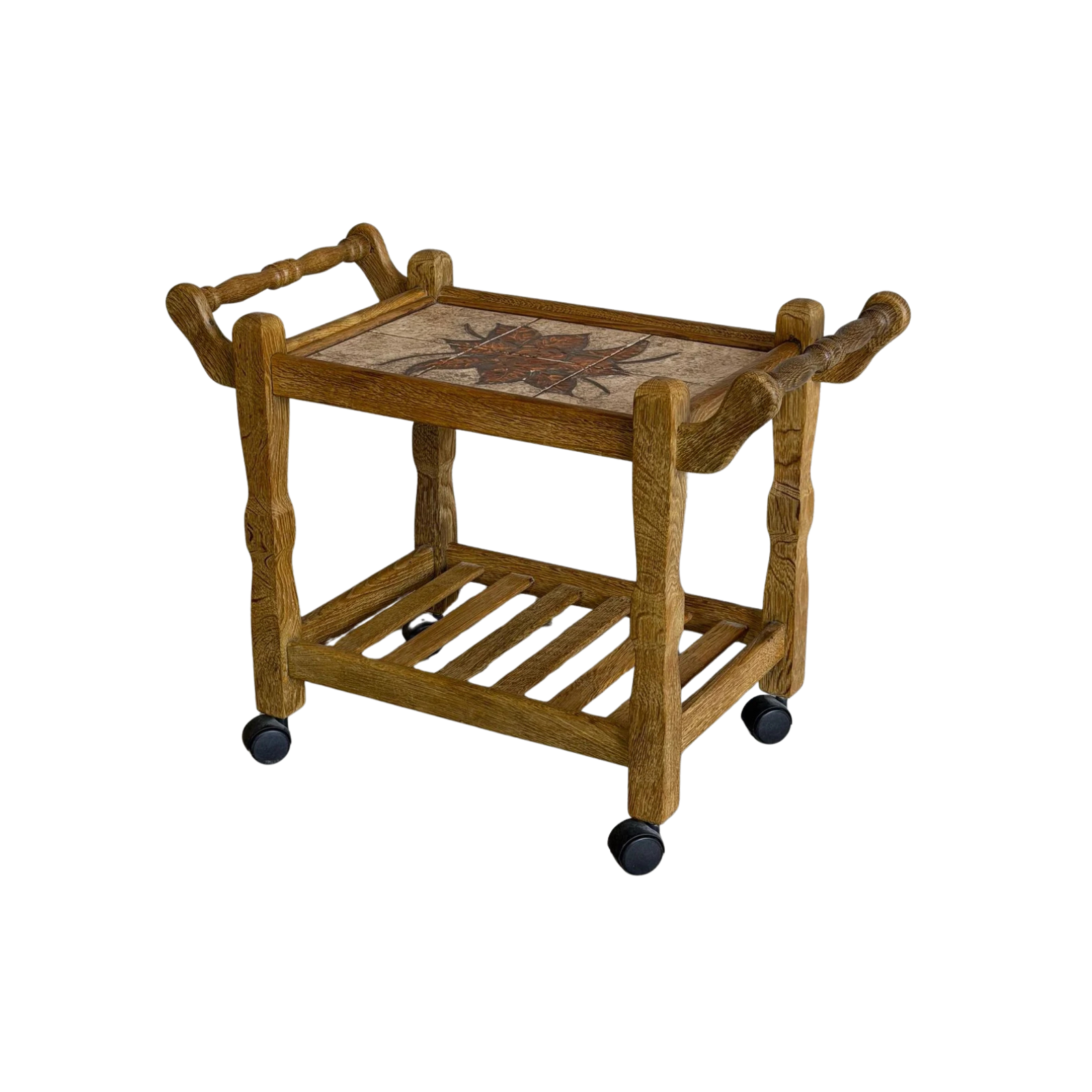 Vintage Danish Oak BarCart