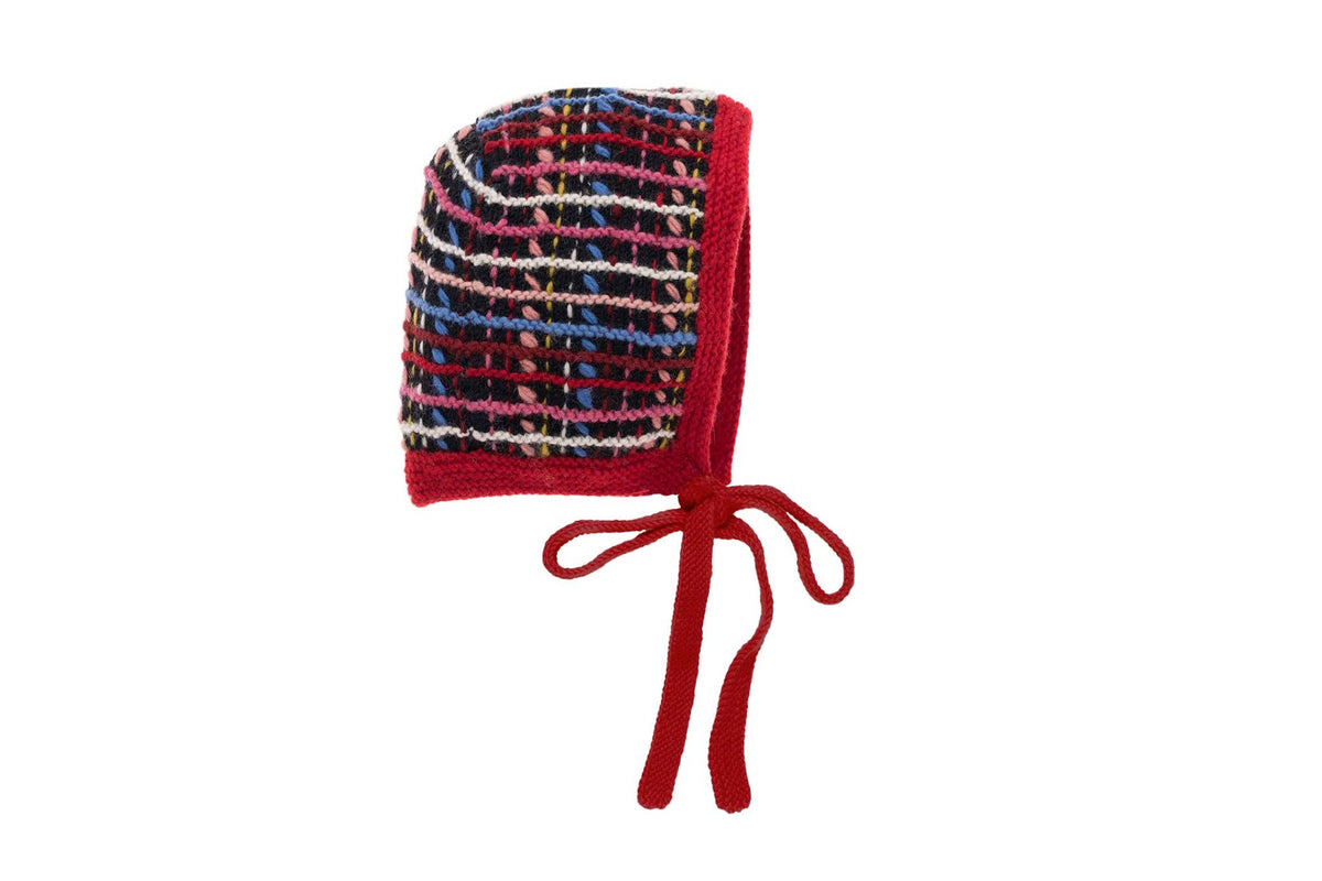 Tate Plaid Hood: Black