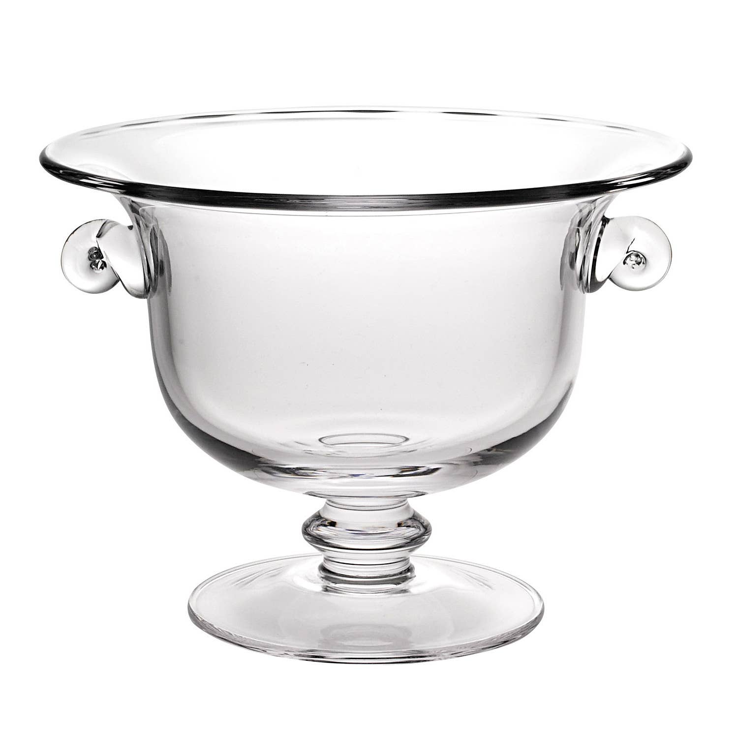 13" Clear Lead Free Crystal Round Pedestal Centerpiece Bowl