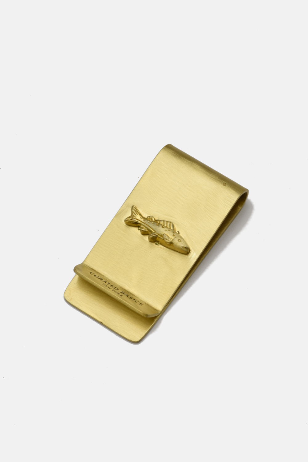 Trout Brass Money Clip