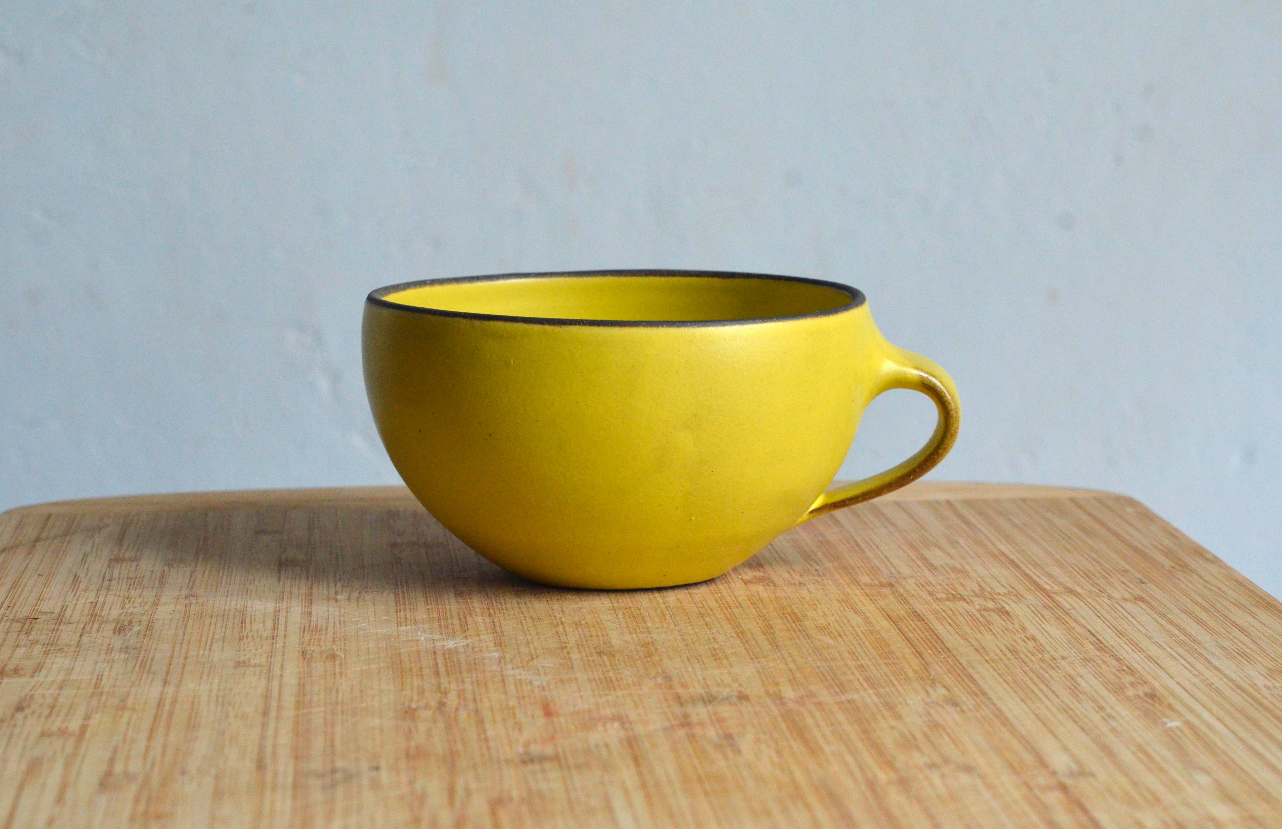 Latte Mug - Yellow - 16 ounces