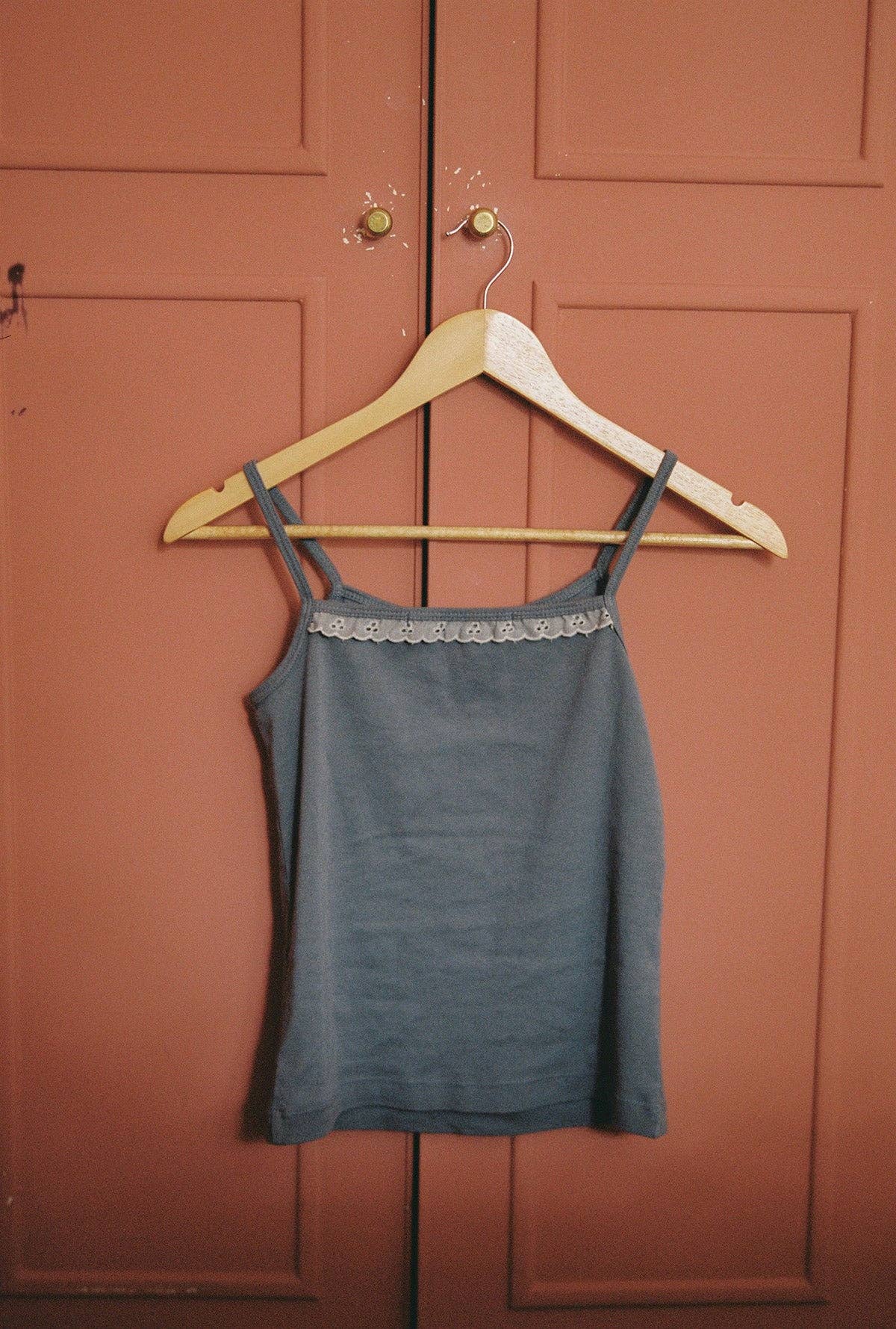 The Lace Trim Cami: Lavender / M