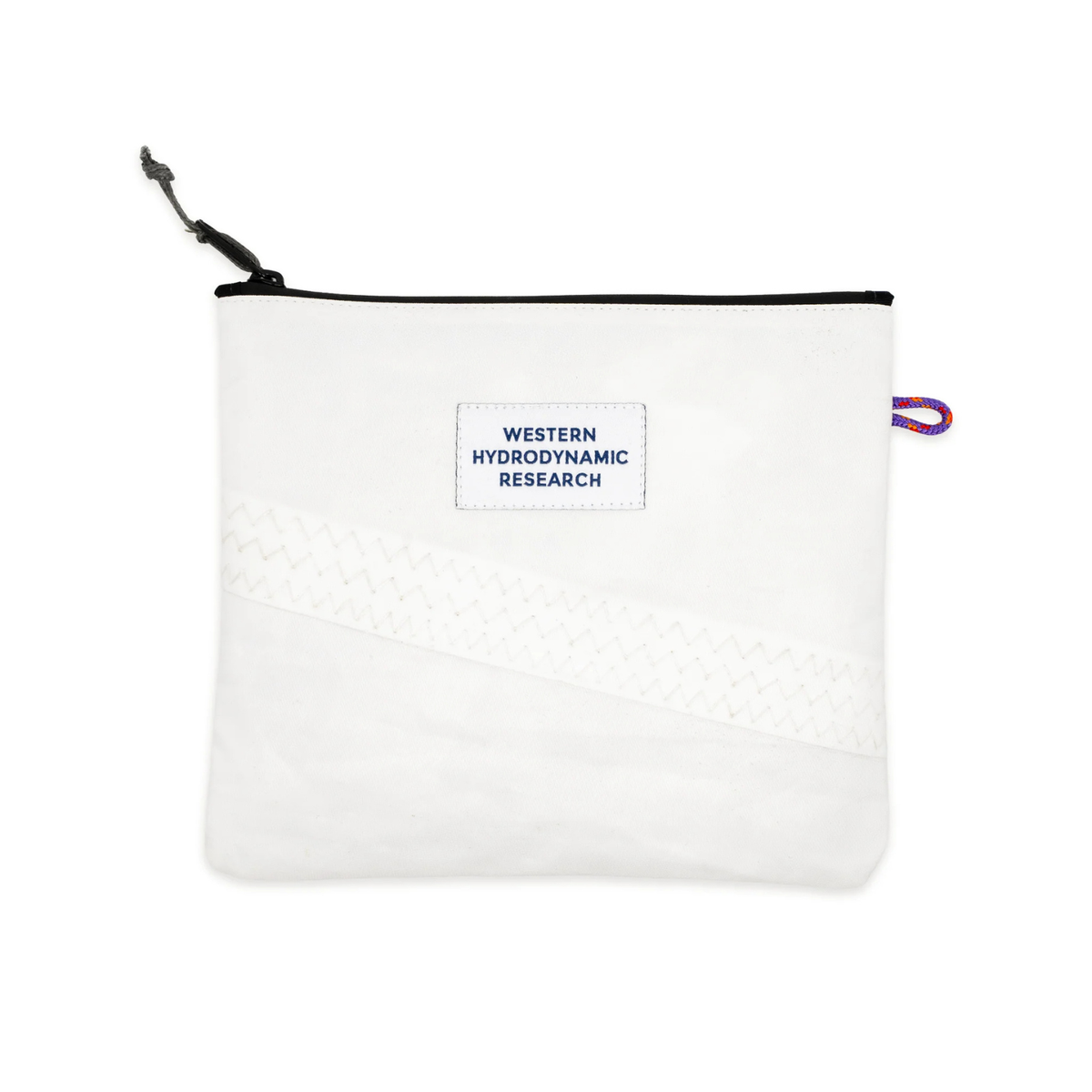 SAIL ZIP POUCH: WHITE