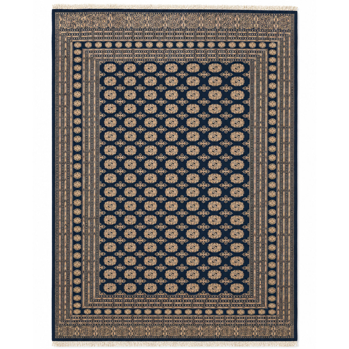 1990s Rug with Fringe