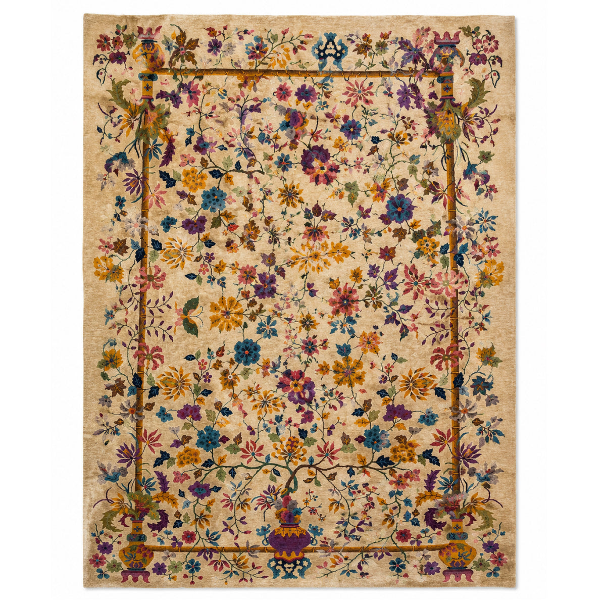 Antique Chinese Rug 10x14