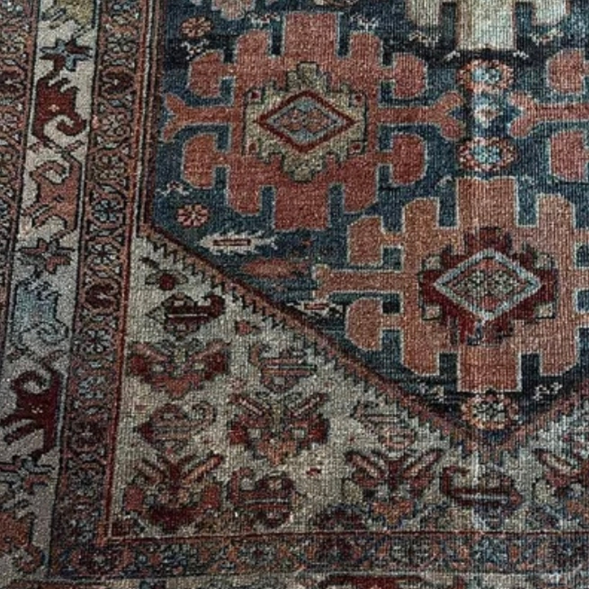 Antique Malayer Rug 3.6x5.1