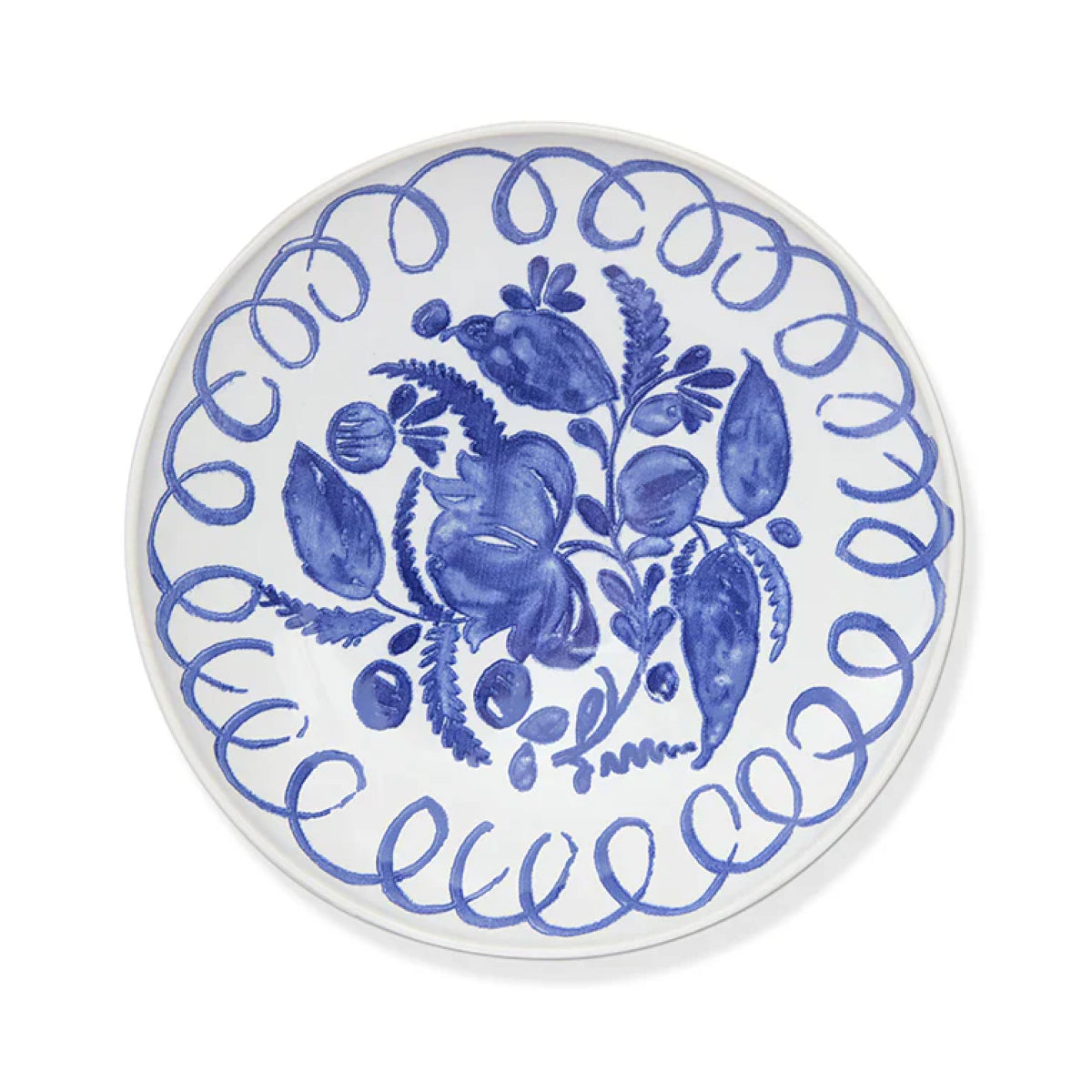 Amalfi Pasta Bowl White/Blue