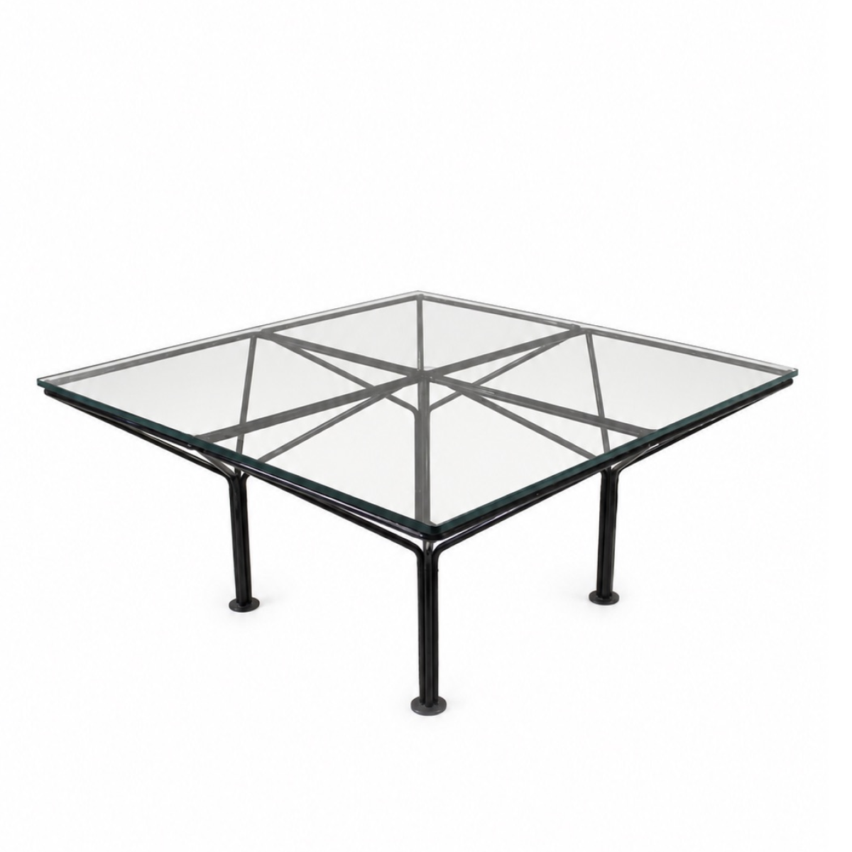 B&B Glass Top Italia Coffee Table