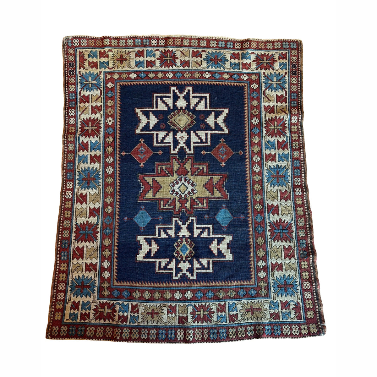 Antique Kazak Rug 3x5
