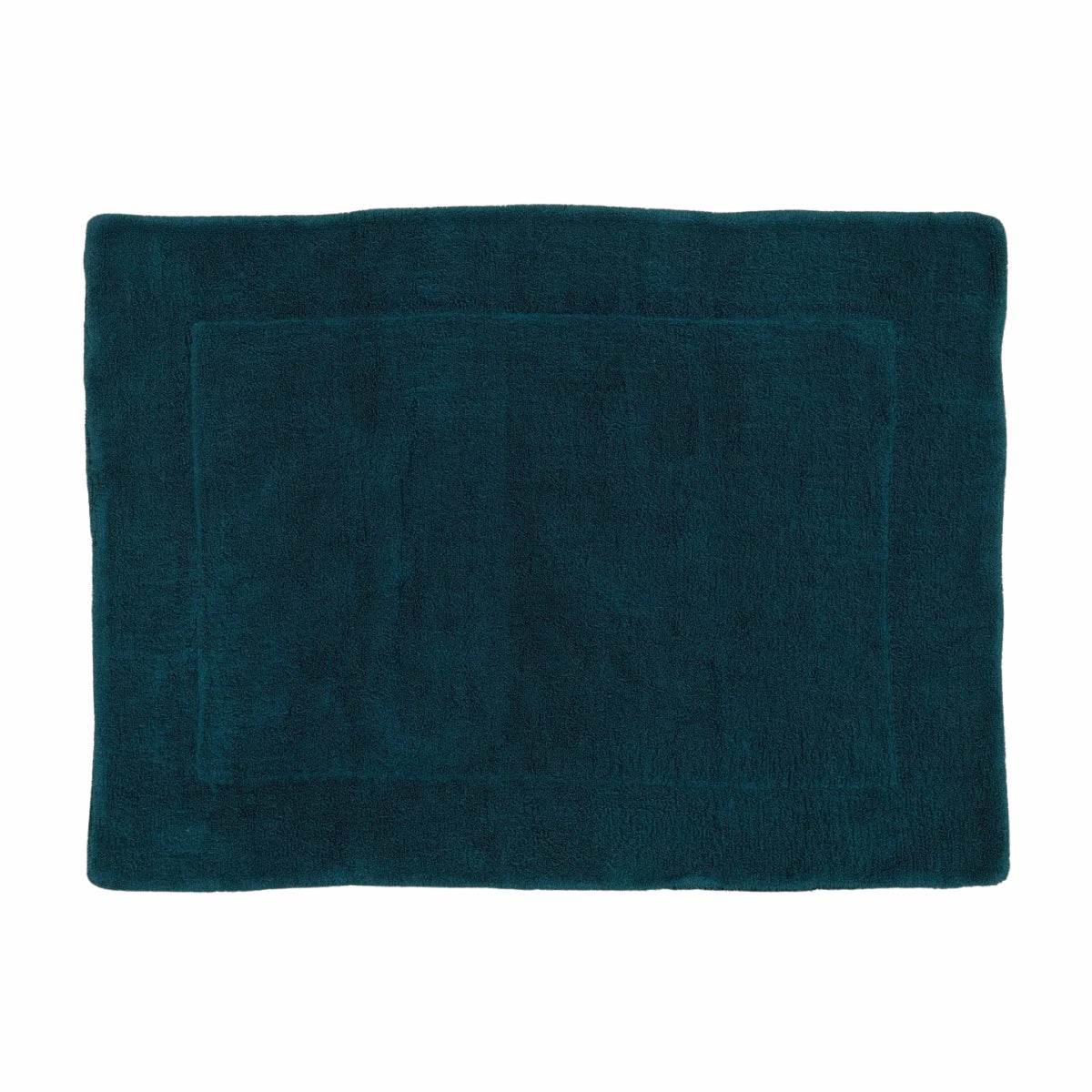 SIMPLE TERRY BATH MAT: PEACOCK