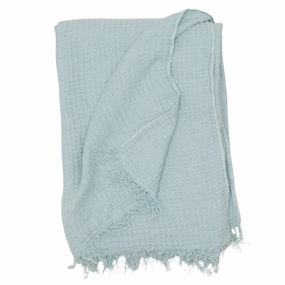 SIMPLE LINEN THROW: SKY