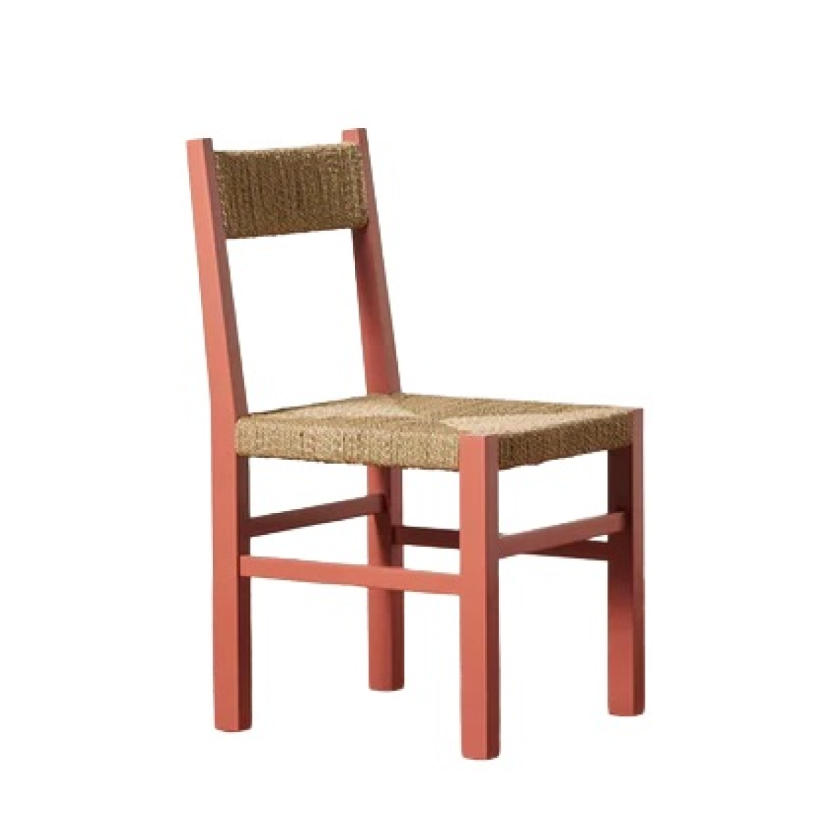 Woven Rye Side Chair Terracotta
