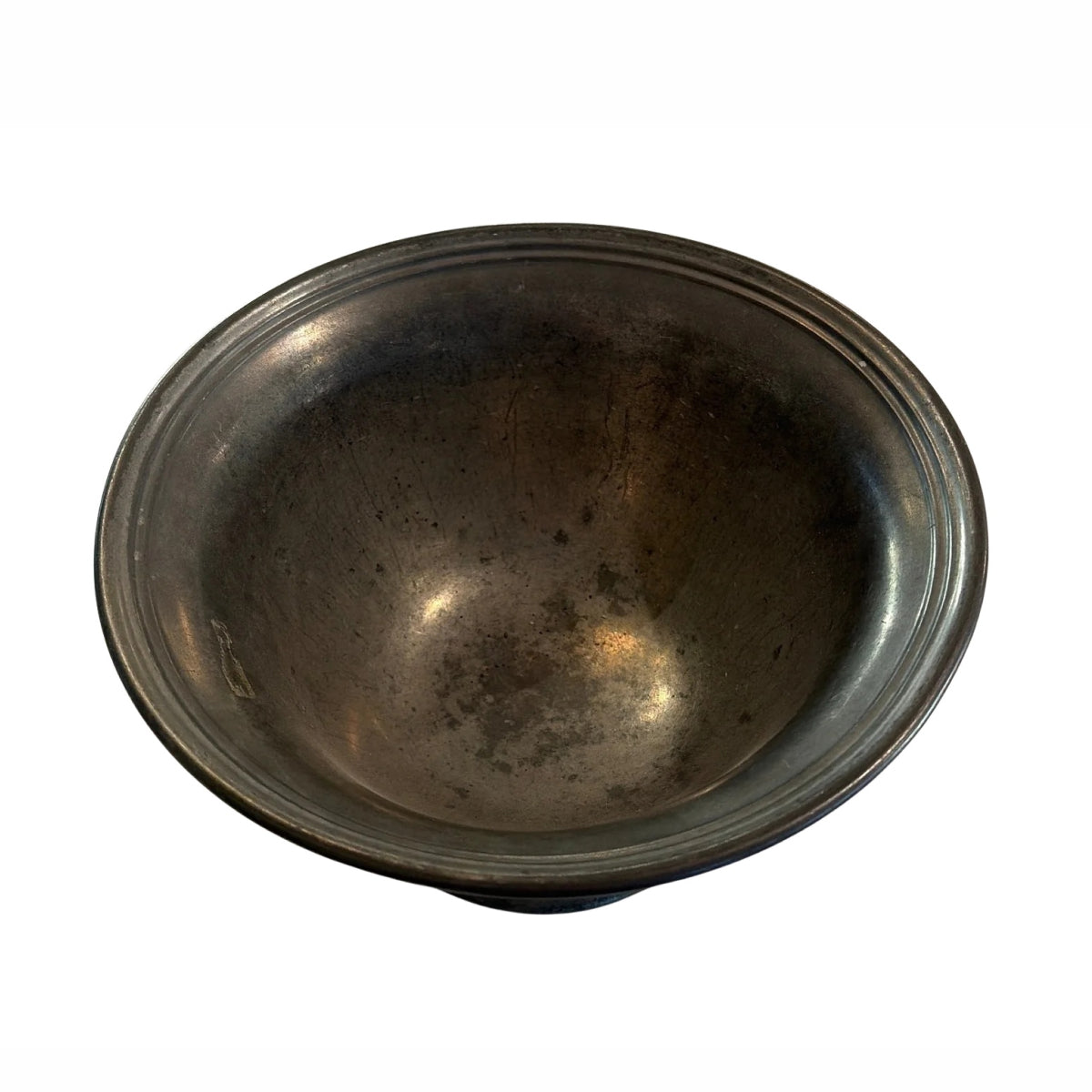 Pewter Pedestal Bowl