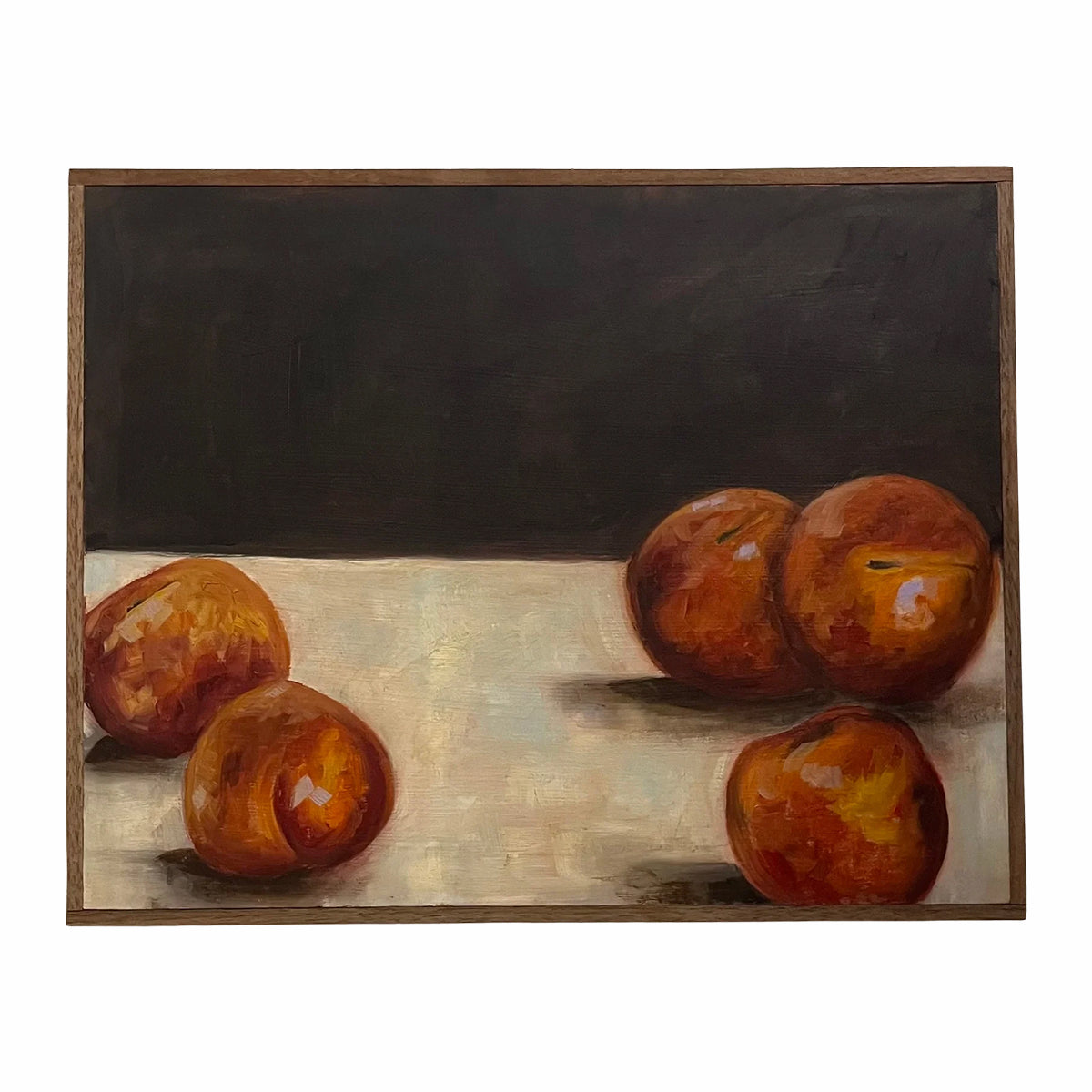 Ali Parsons, Peaches oil painting 14x11