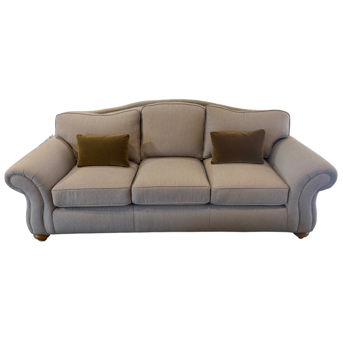 Striped Cotton Canvas Sofa