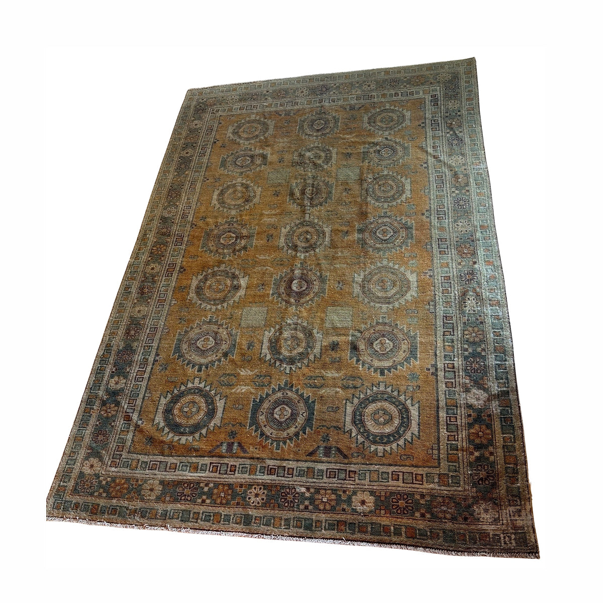 Antique Khotan Rug 6.8x8.9