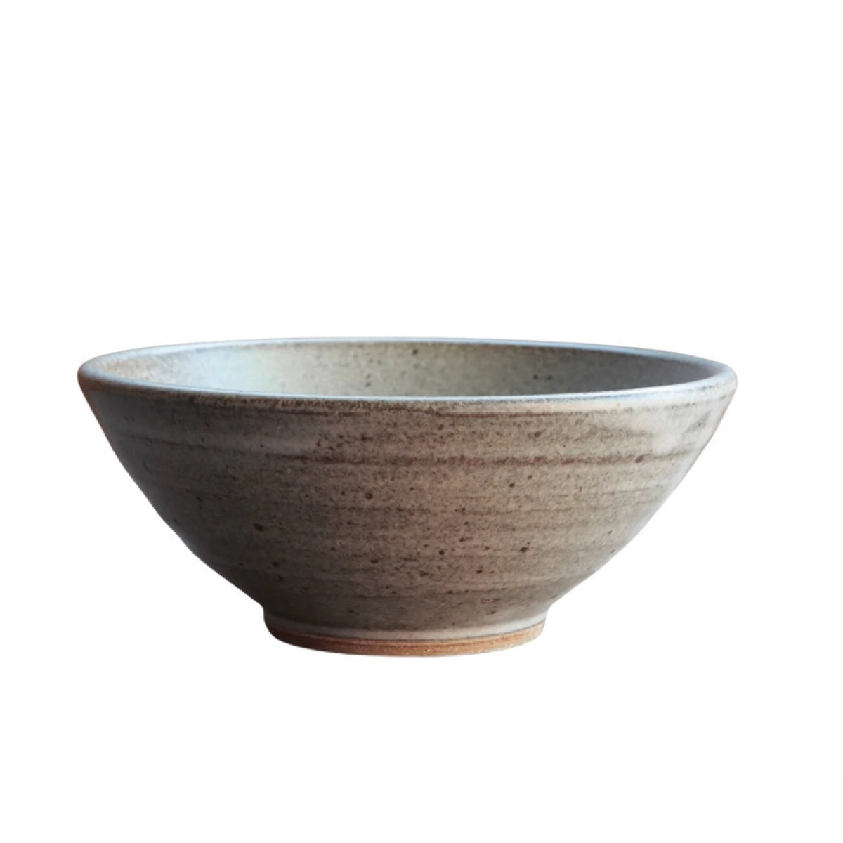 Soup Bowl in Matte Grey Glaze