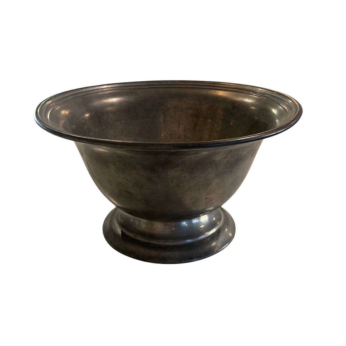 Pewter Pedestal Bowl
