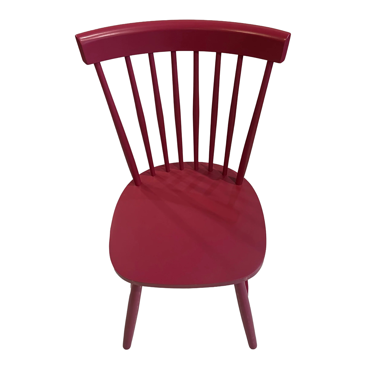 Pink Painted Wooden Spindle-Back Dining Chair