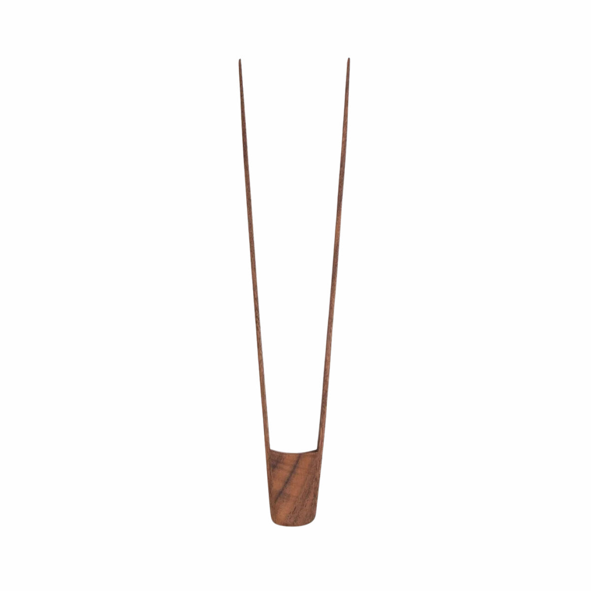 11”/9”/7” Walnut Wood Tongs - Kitchen Serving Utensils: Large