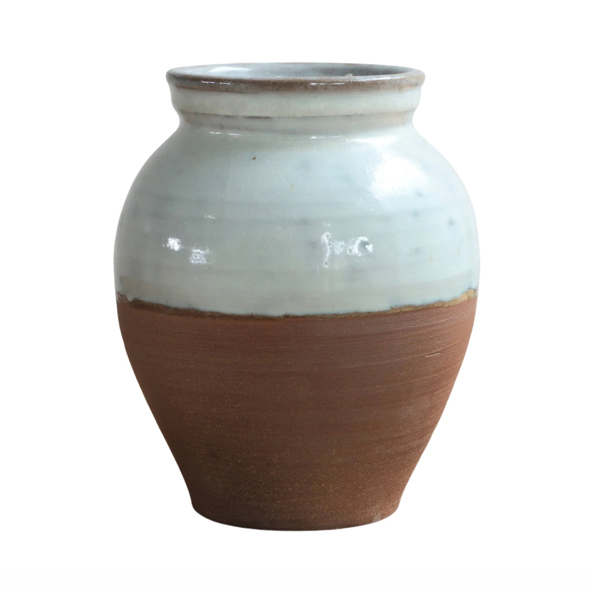 White Ash Glaze Vase 7-8"