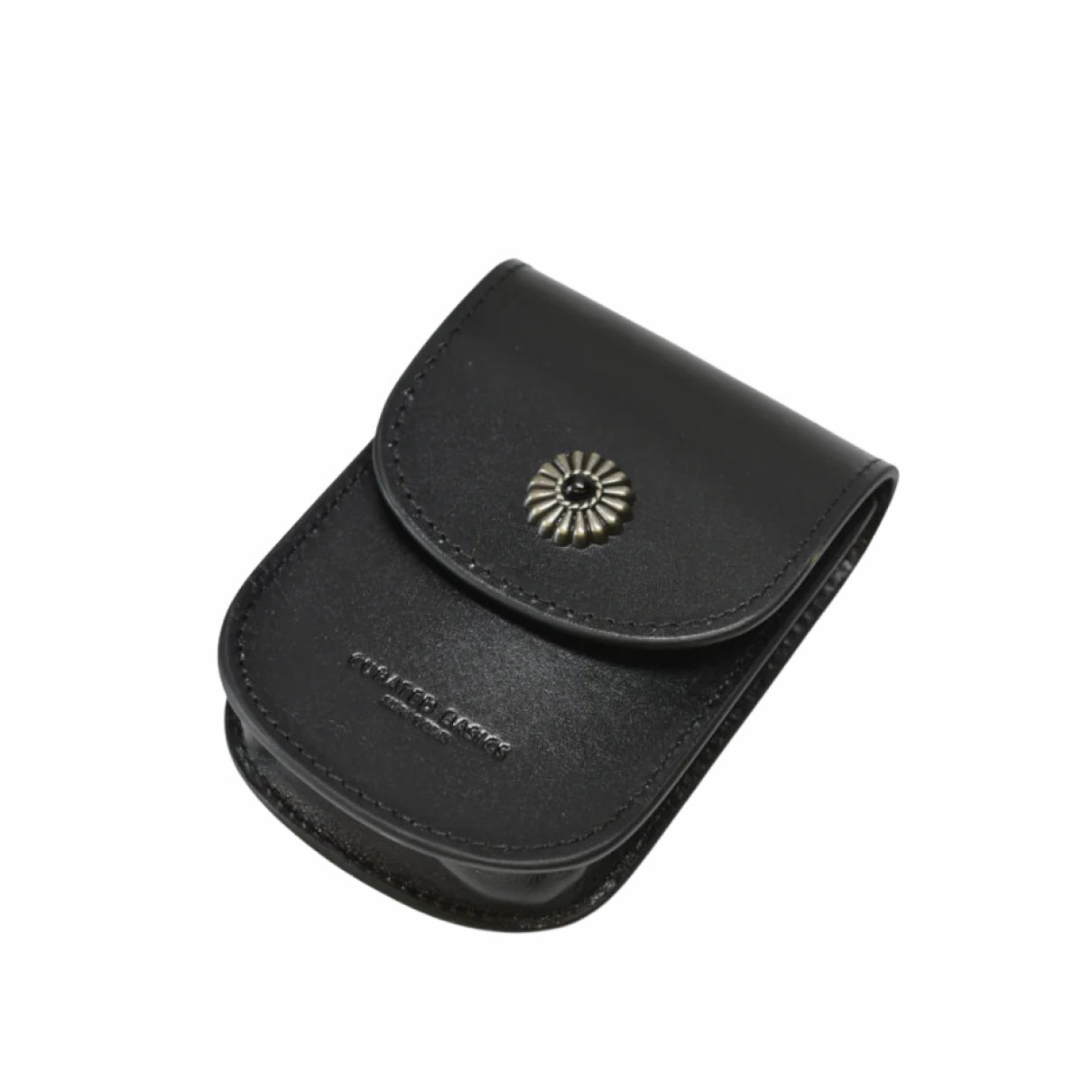 Black Leather Joint Case: Black