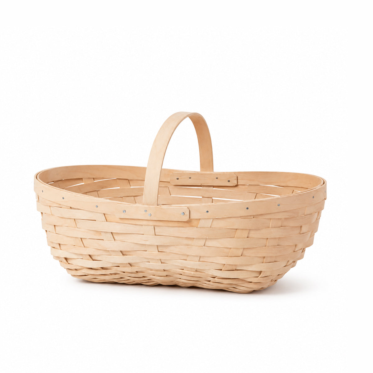 Large Woodbury Basket: Ivory