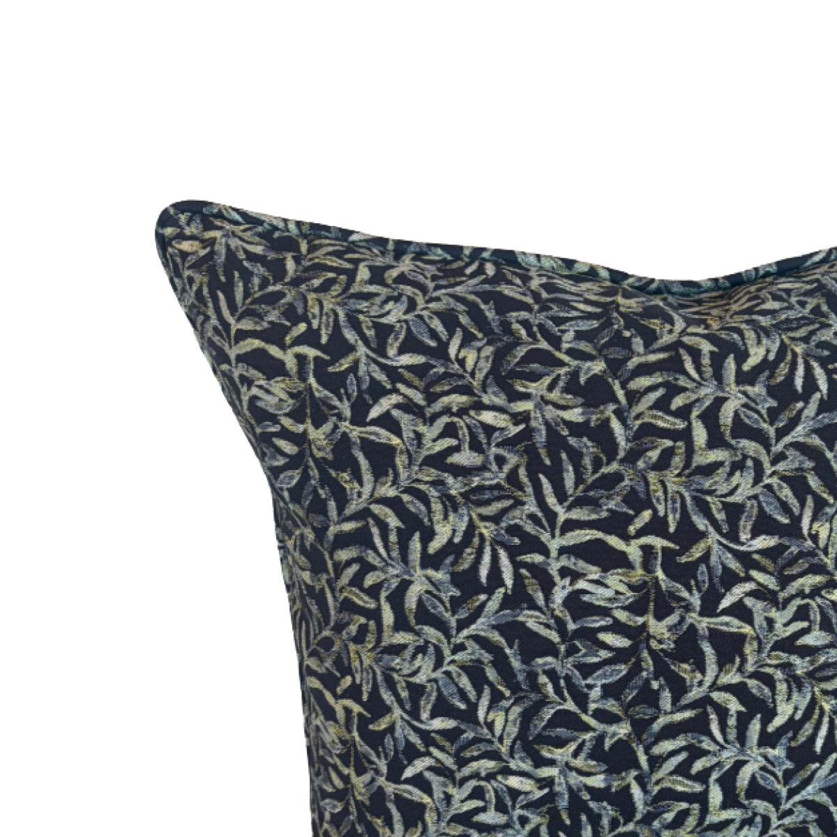 Square Dark Leaf Pillow20x20
