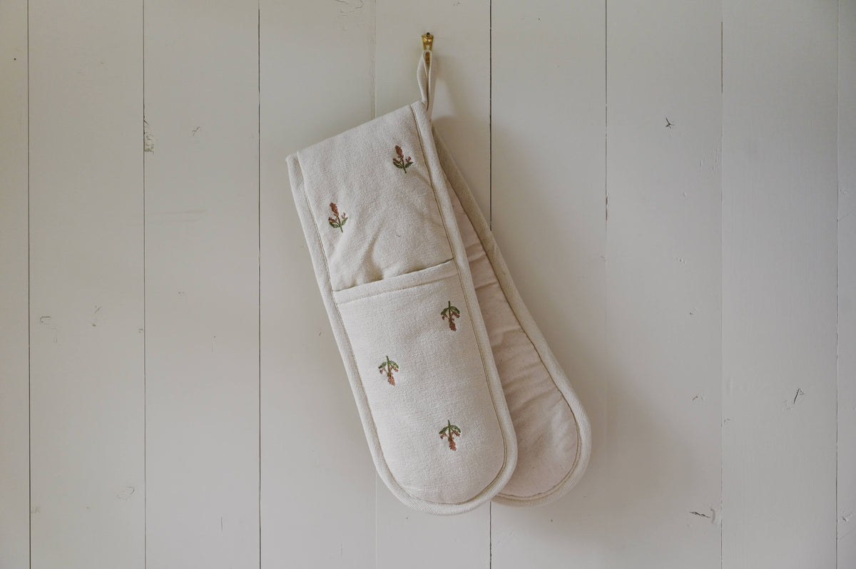 Flora Double Oven Mitt