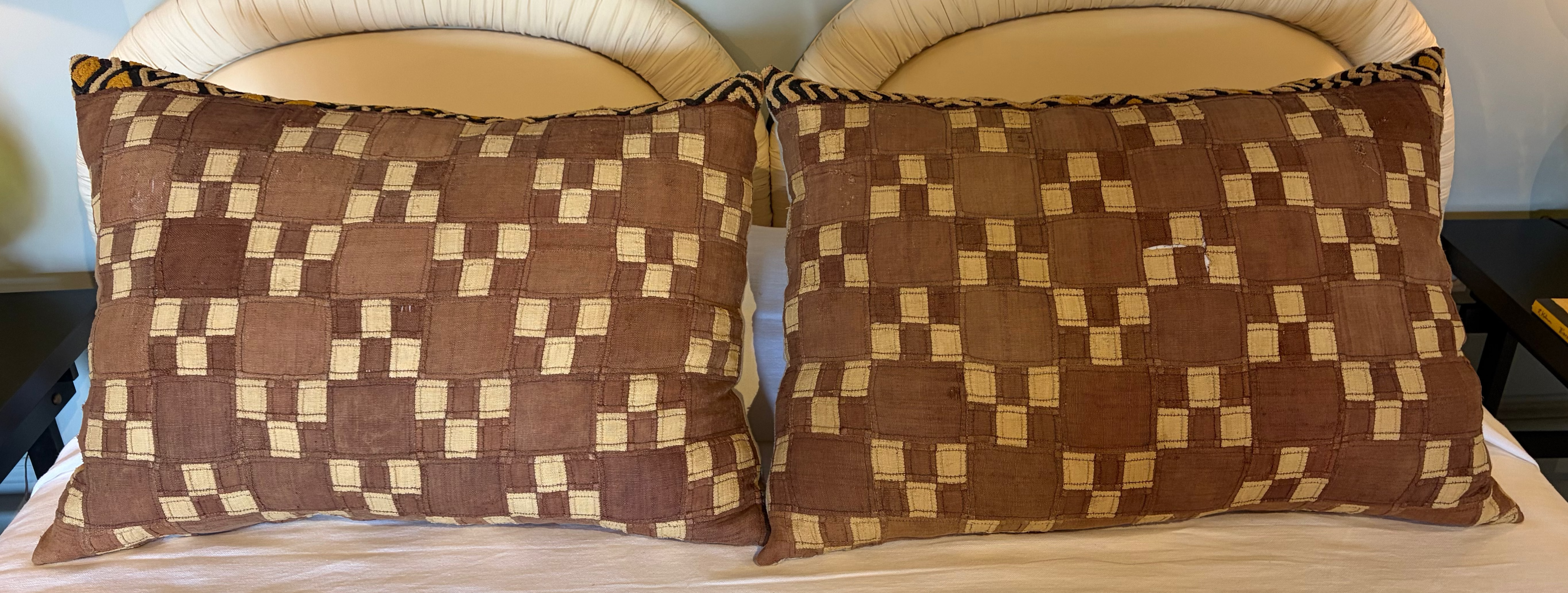 Large Rectangle African Patchwork Pillows 26”x36”