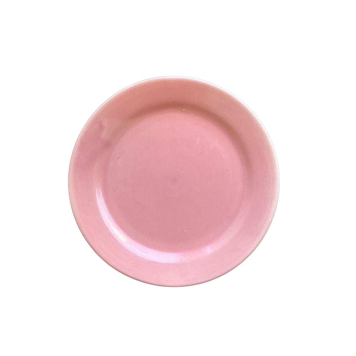 Vintage Pink Bauer Plate