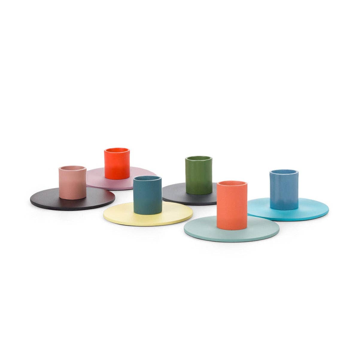 Two-Tone Metal Candleholders, Sold Individually