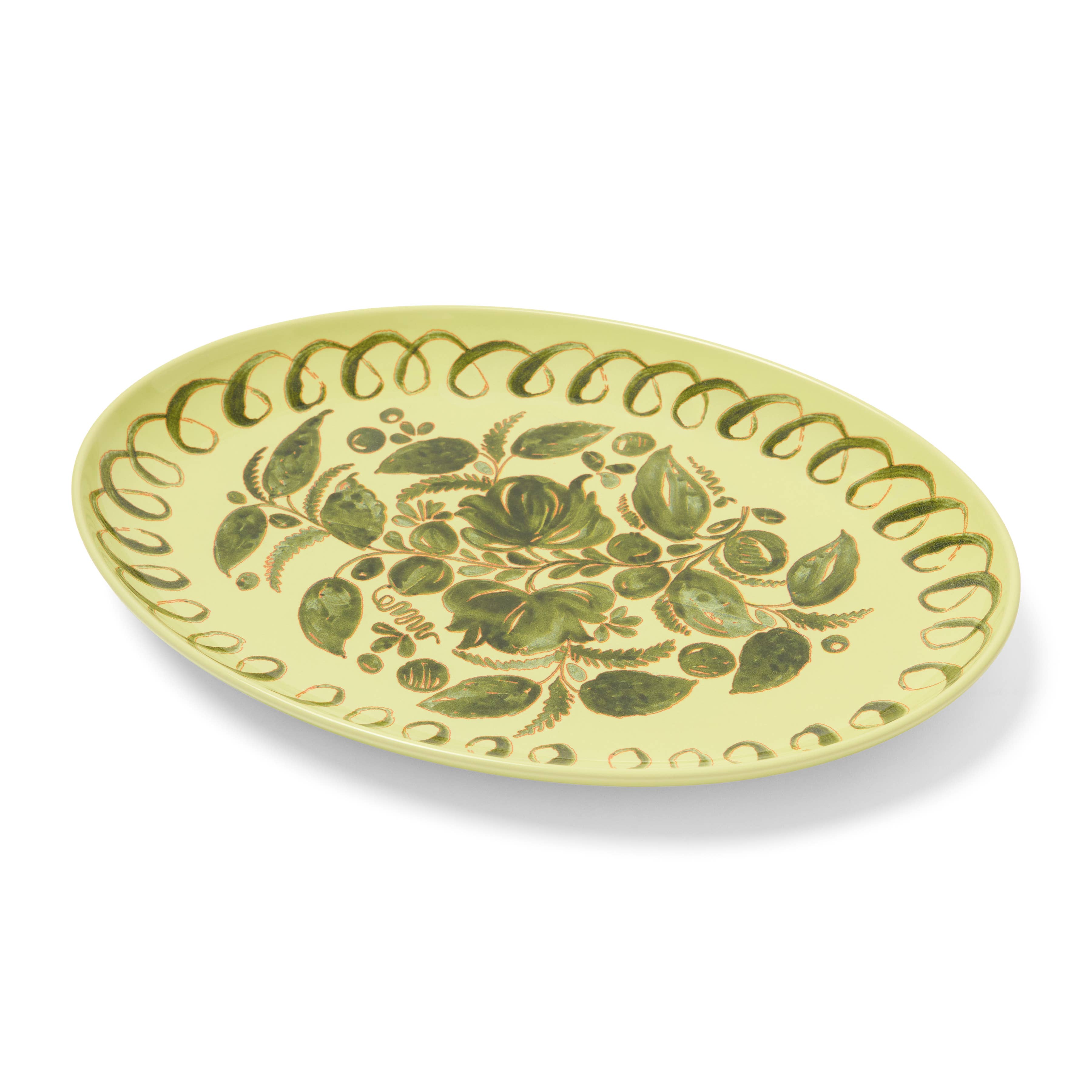 Amalfi Oval Tray Lime - 15.7" x 11"