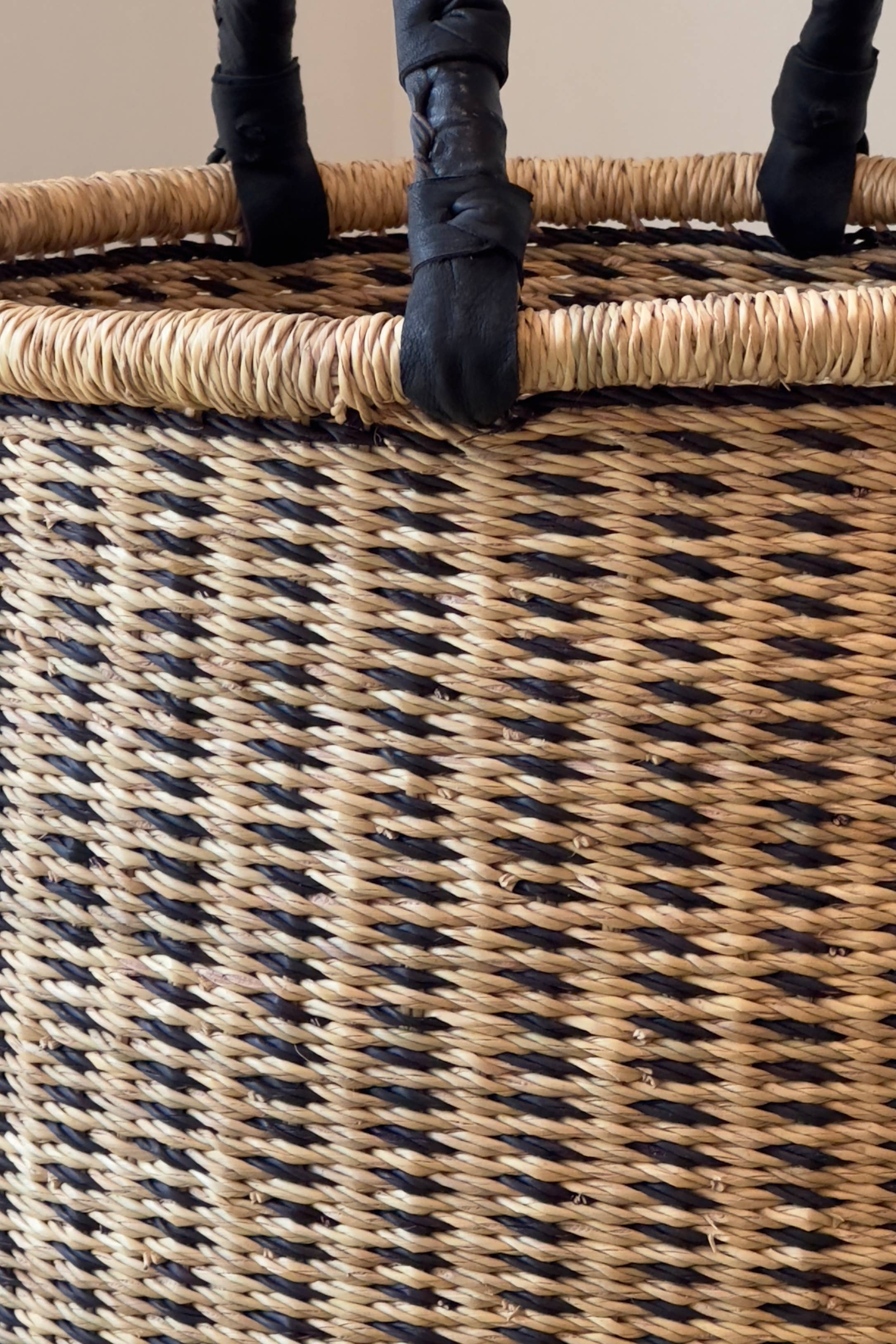 Hold Everything Hamper - Vertical Black Stripes