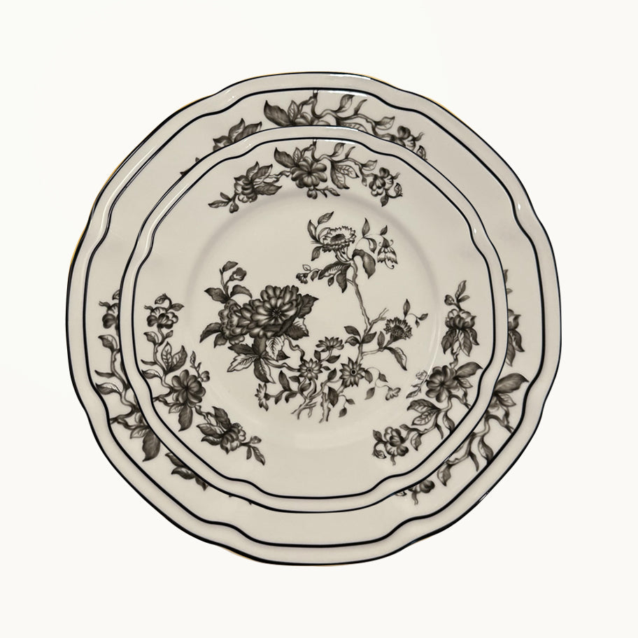 Byron white dinner plate (set of 4)