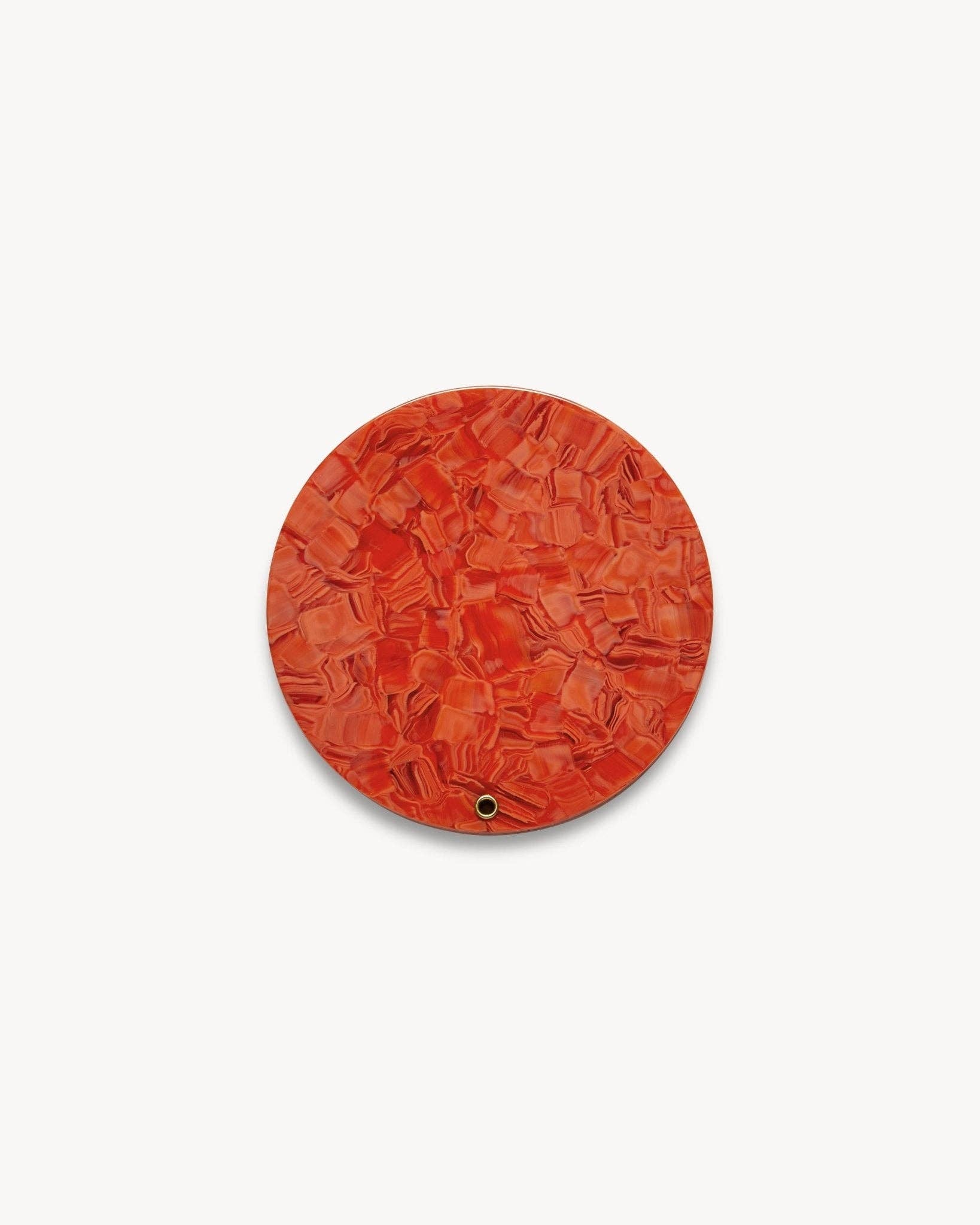 Circle Mirror in Poppy