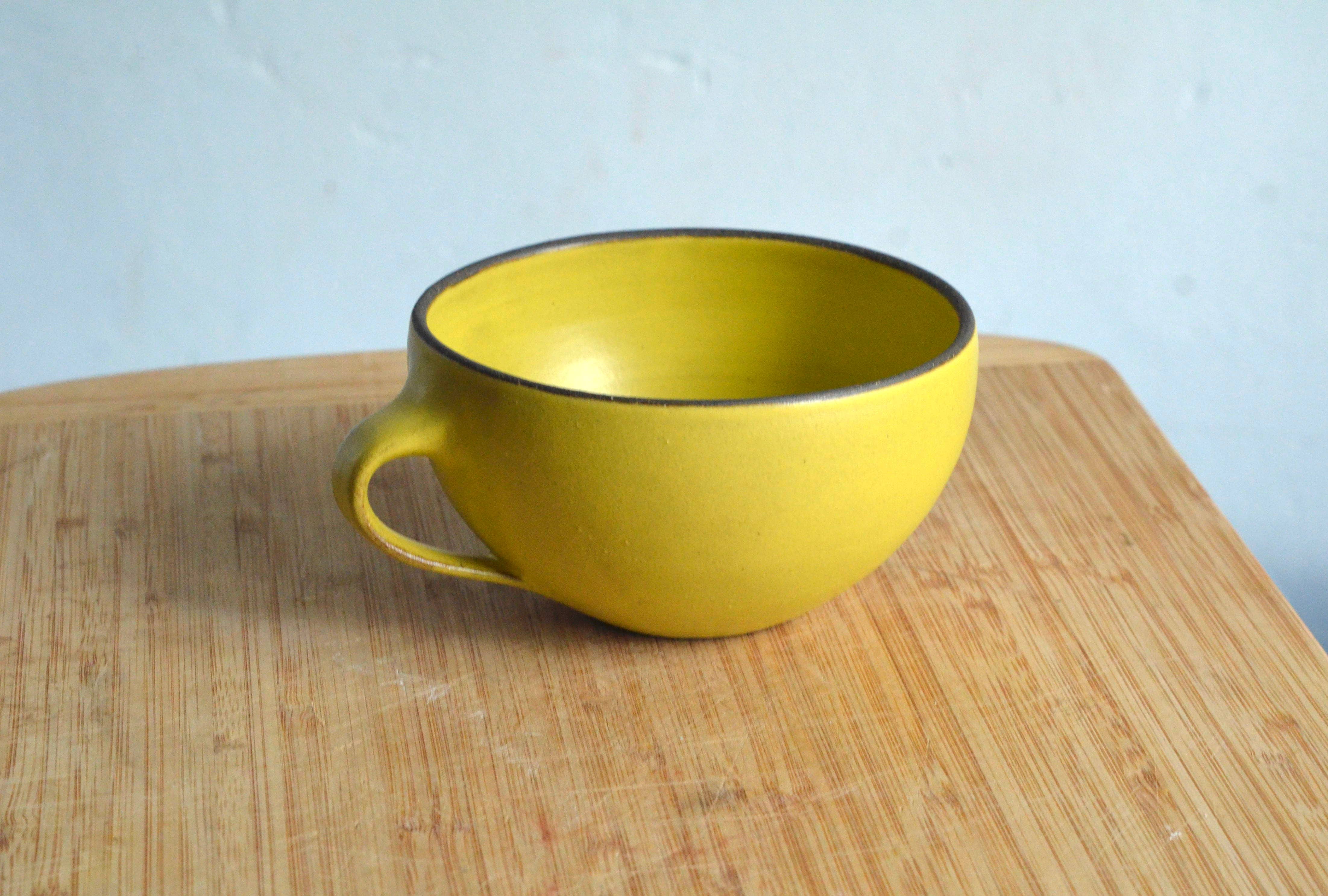 Latte Mug - Yellow - 16 ounces