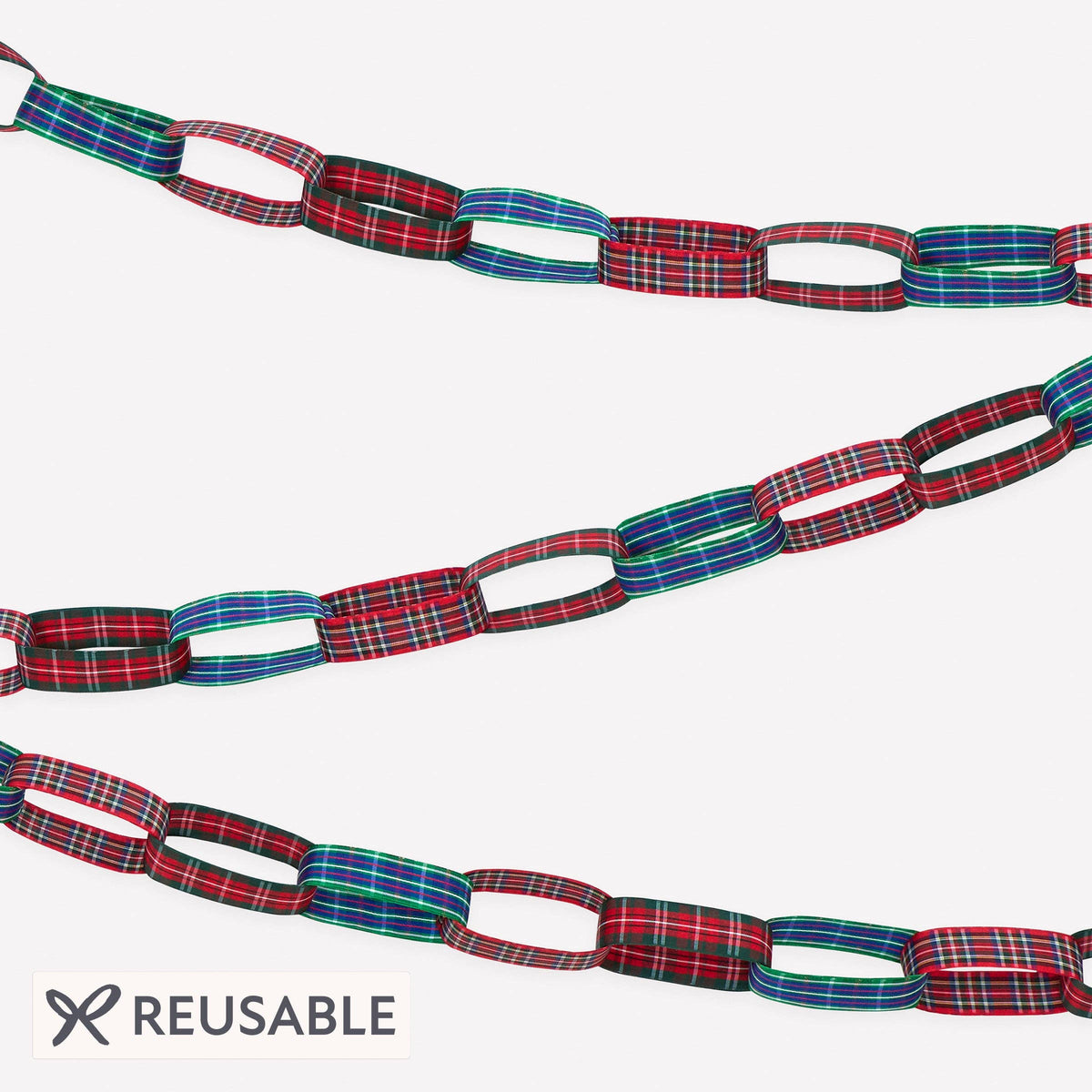 Tartan Chain Link Garland