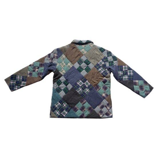 Chambray Nine Unisex Quilted Cotton Jacket, Lightweight,Soft: XL